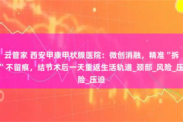 云管家 西安甲康甲状腺医院:微创消融,精准“拆弹”不留痕,结节术后一天重返生活轨道_颈部_风险_压迫